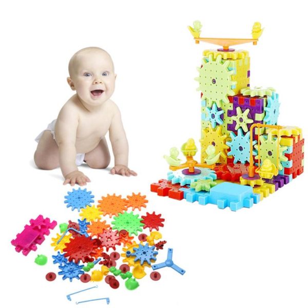 Children's Model Building Gears Toy - 1