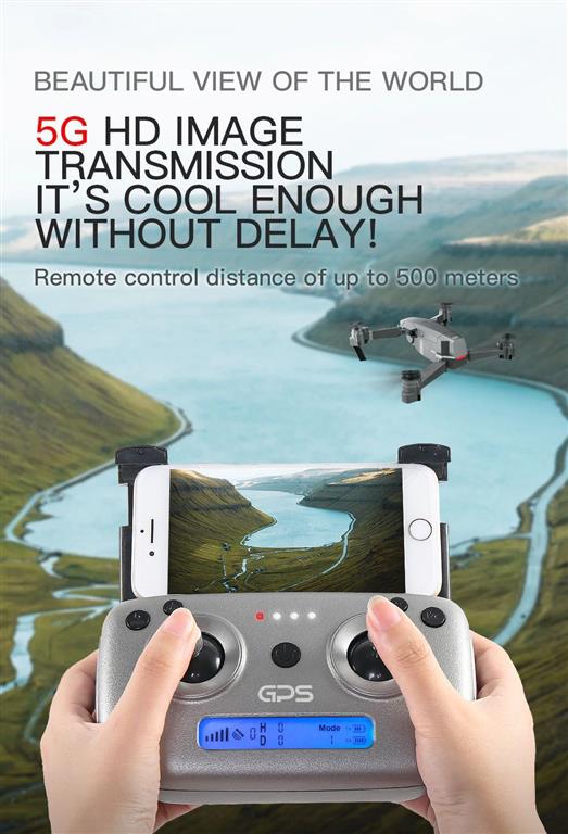 Quadcopter Drone with GPS - 4K HD Camera - 2