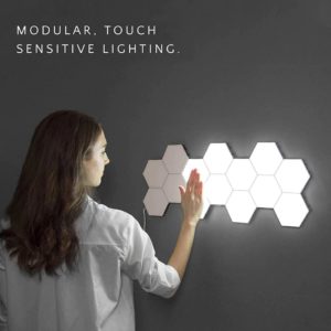 Modular Hexagonal Touch Sensitive Lighting System - 1