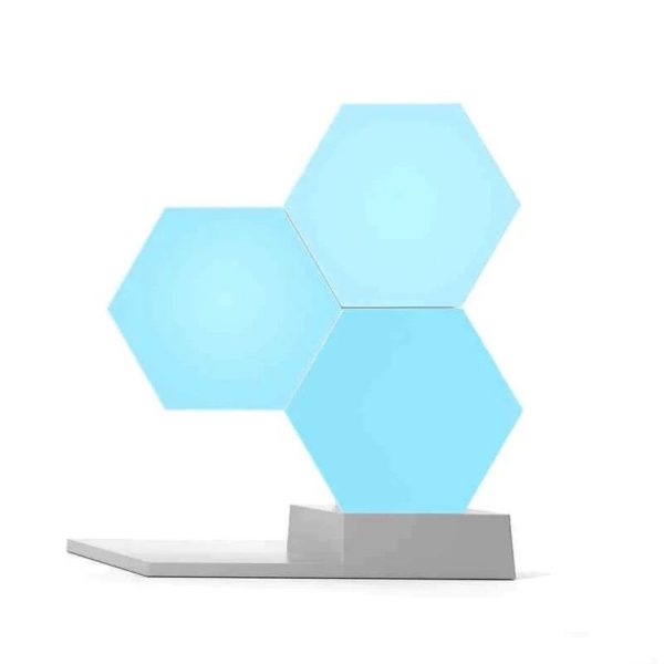 Smart Quantum Lamp – Modular Hexagonal Touch Sensitive Lighting System - Blue