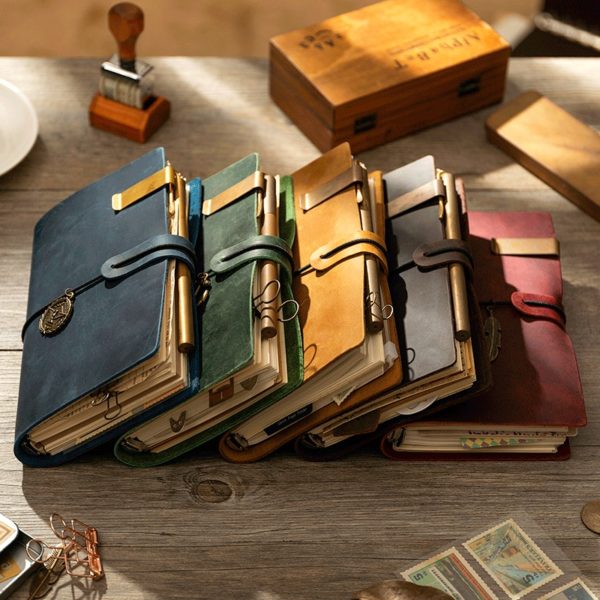 Handmade Vintage Leather Traveler Notebook