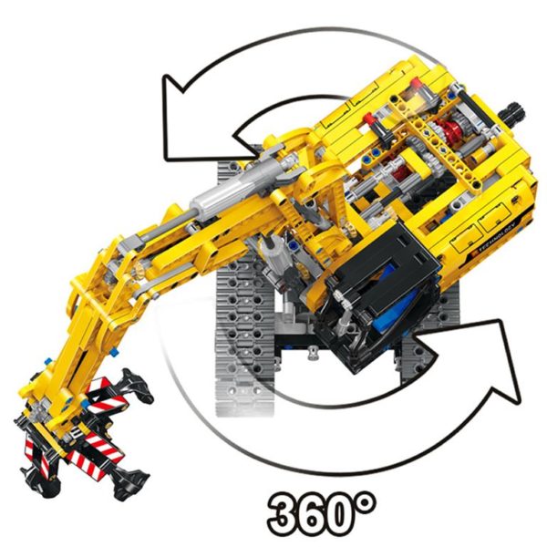 Motorized Excavator - Building Blocks - 6