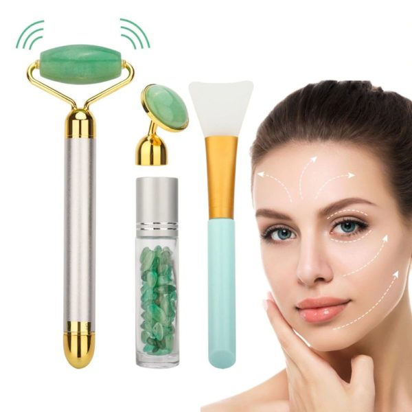 Electric Jade Face Massage Kit - 1