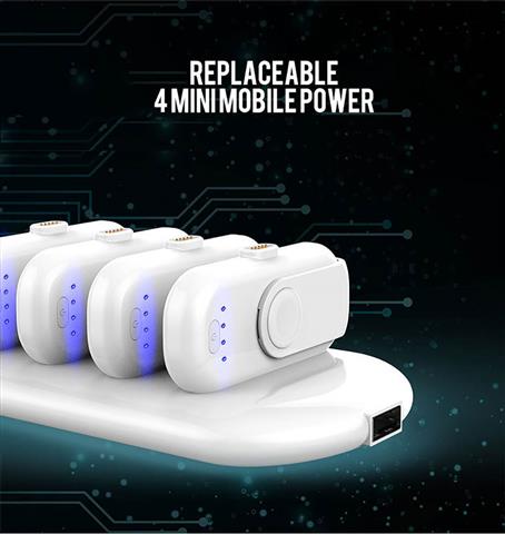 Portable Magnetic Power Bank Charger Kit - 7