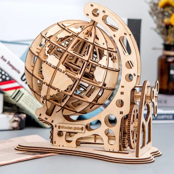 3D Wooden Globe - 1