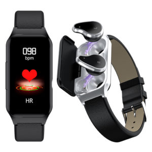 Fitness Smart Watch with Bluetooth Earphones