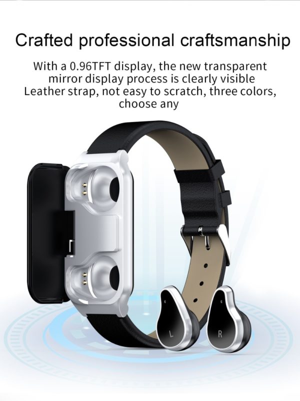 Smart Watch with Bluetooth Earphones