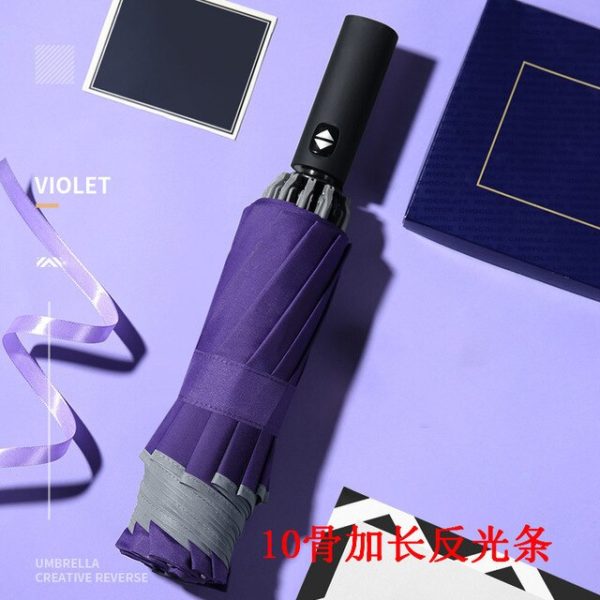 Inverse LED Umbrella - Violet