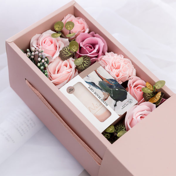 Rose Flower Handmade Soap Gift Box