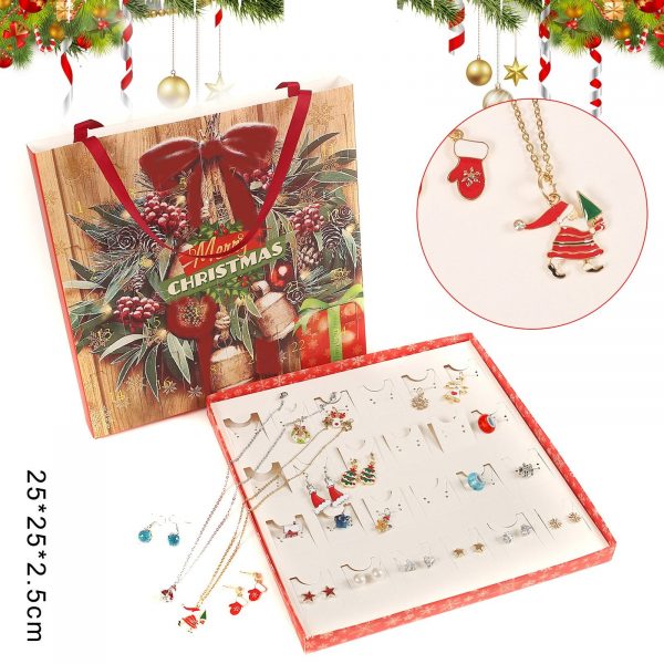 Christmas Earrings Advent Calendar Set