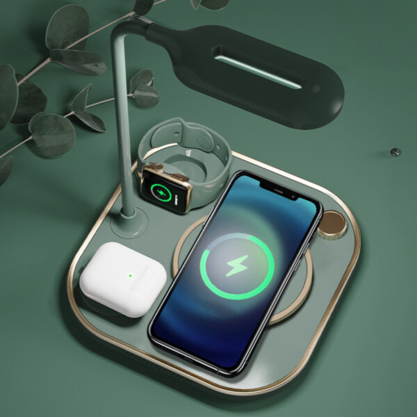 Three-in-one Wireless Magnetic Charger - Desk Lamp 1