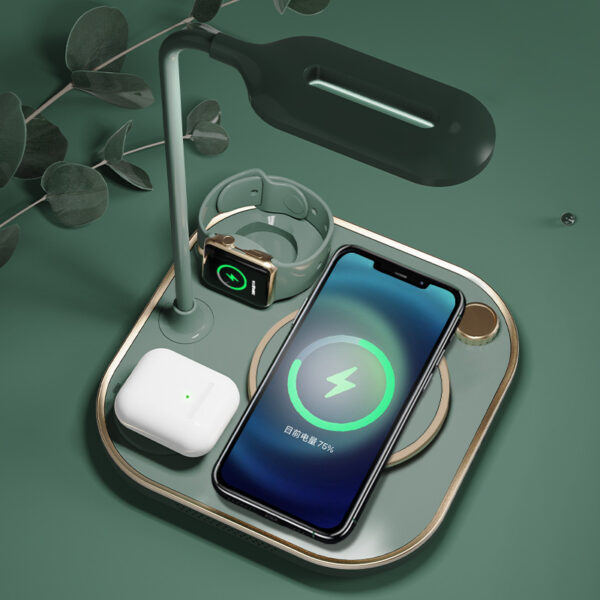 Three-in-one Wireless Magnetic Charger - Desk Lamp 2
