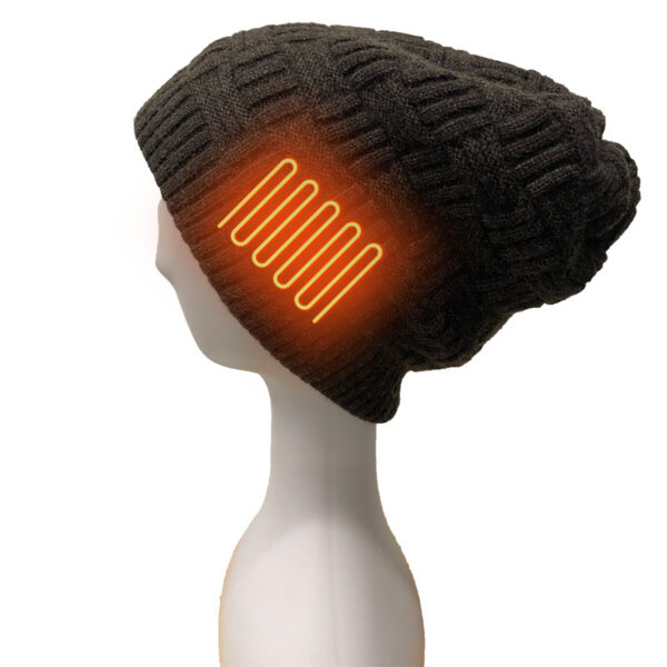 USB Heated Fleece Winter Hat 6