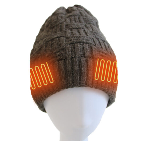 USB Heated Fleece Winter Hat 3