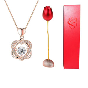 Rose and Pendant Gift Pack
