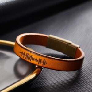 Spotify PU Leather Bracelet